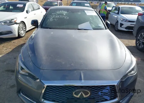 2019 Infiniti Q60 3.0T Red Sport 400 from USA, damaged, VIN JN1FV7EK1KM360374